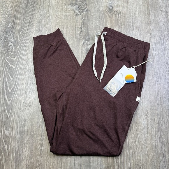Vuori Pants - Vuori Women's Performance Jogger VW303 Ruby Heather L Large Long Dream Knit NWT